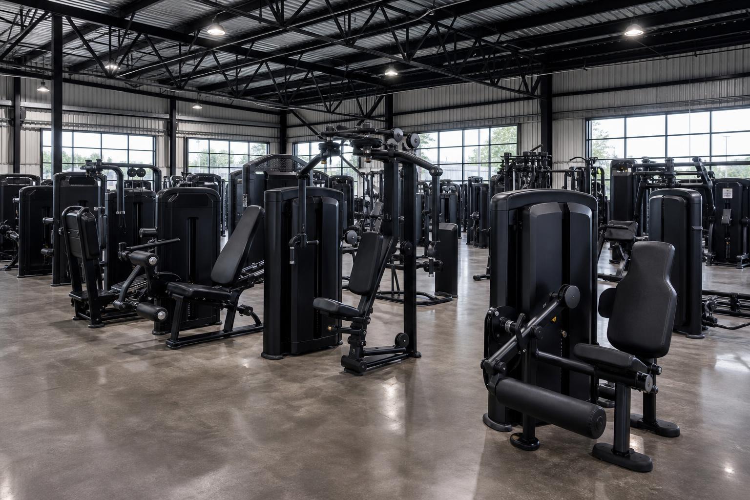 Commercial fitness facility delivered by Engage Fitness Solutions